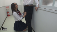 Schoolgirl slut gives blowjob and ejaculates 18 guys!!! at 'Pacifier prep School 38 Megumi Shino'